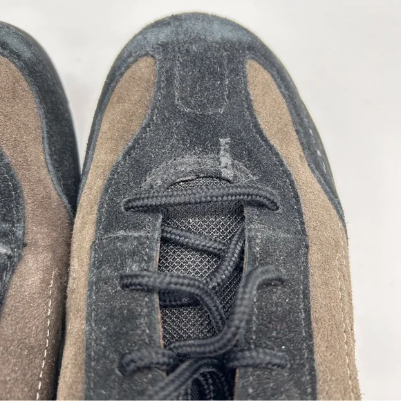 Shimano Spin Shoes SH-MT21 Womens Spinning Brown Black Suede GC - Picture 10 of 16